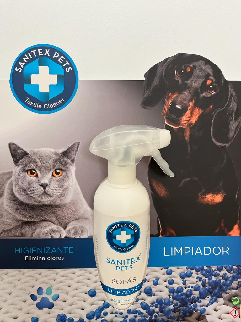 limpiador sanitex pets sofas